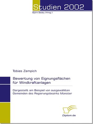 cover image of Bewertung von Eignungsflächen für Windkraftanlagen